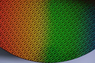 Intel 18A wafer